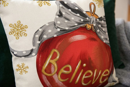 Believe Christmas Cushion