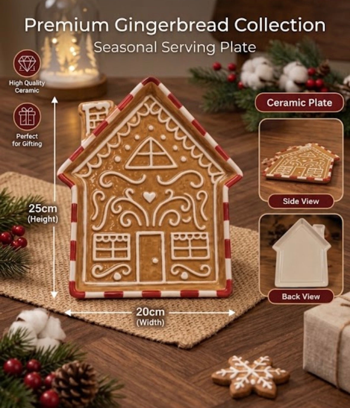 Ginger Bread Plate