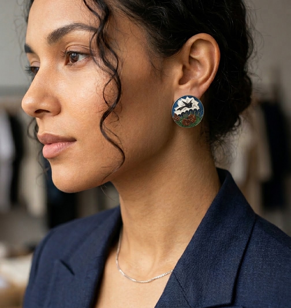 Bird Stud Earrings