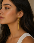 Heart Dangle Earrings