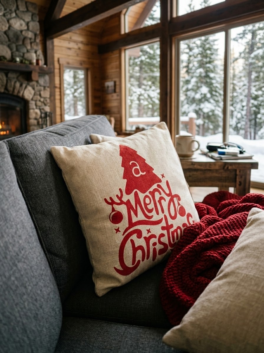 A Merry Christmas Cushion