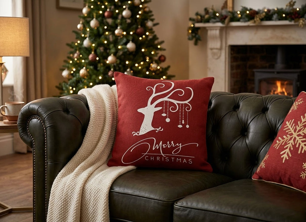 Deer Christmas Cushion