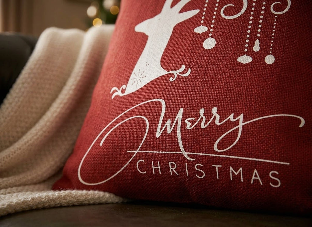 Deer Christmas Cushion