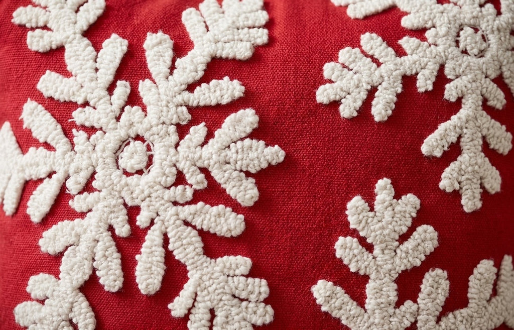 Snow Flake Christmas Cushion