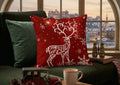 Reindeer Christmas Cushion