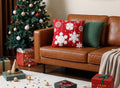 Hanging Snowflakes Christmas Cushion