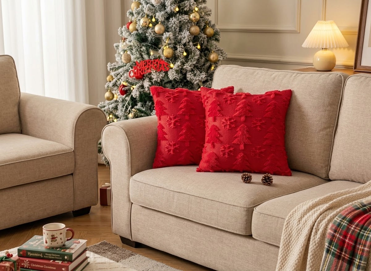 Red Christmas Cushion