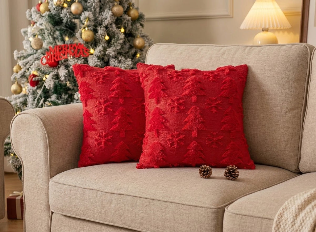Red Christmas Cushion