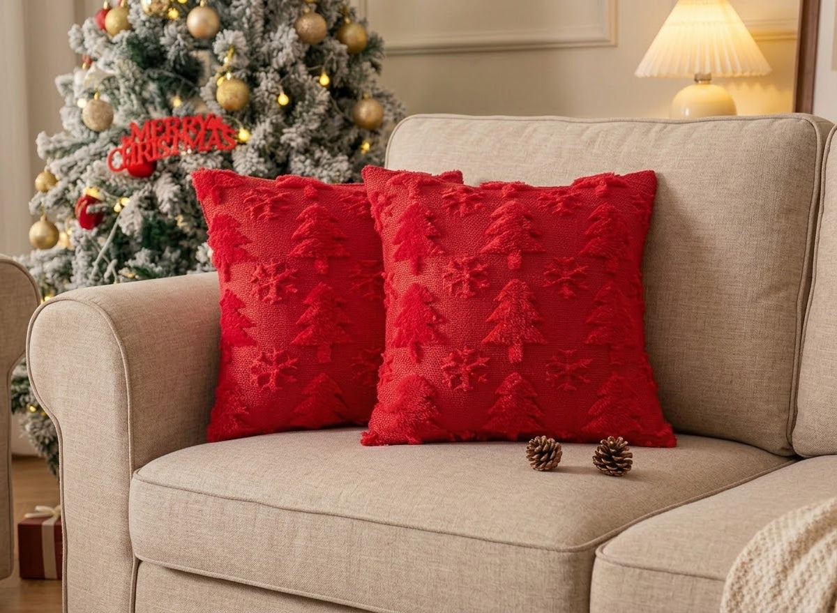 Red Christmas Cushion