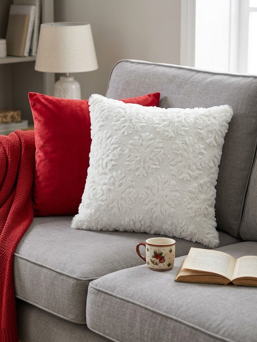 White Christmas Cushion