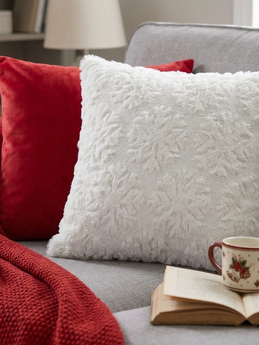 White Christmas Cushion